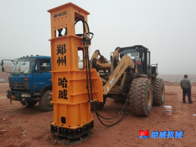 山西省大同市南中环液压夯实机施工